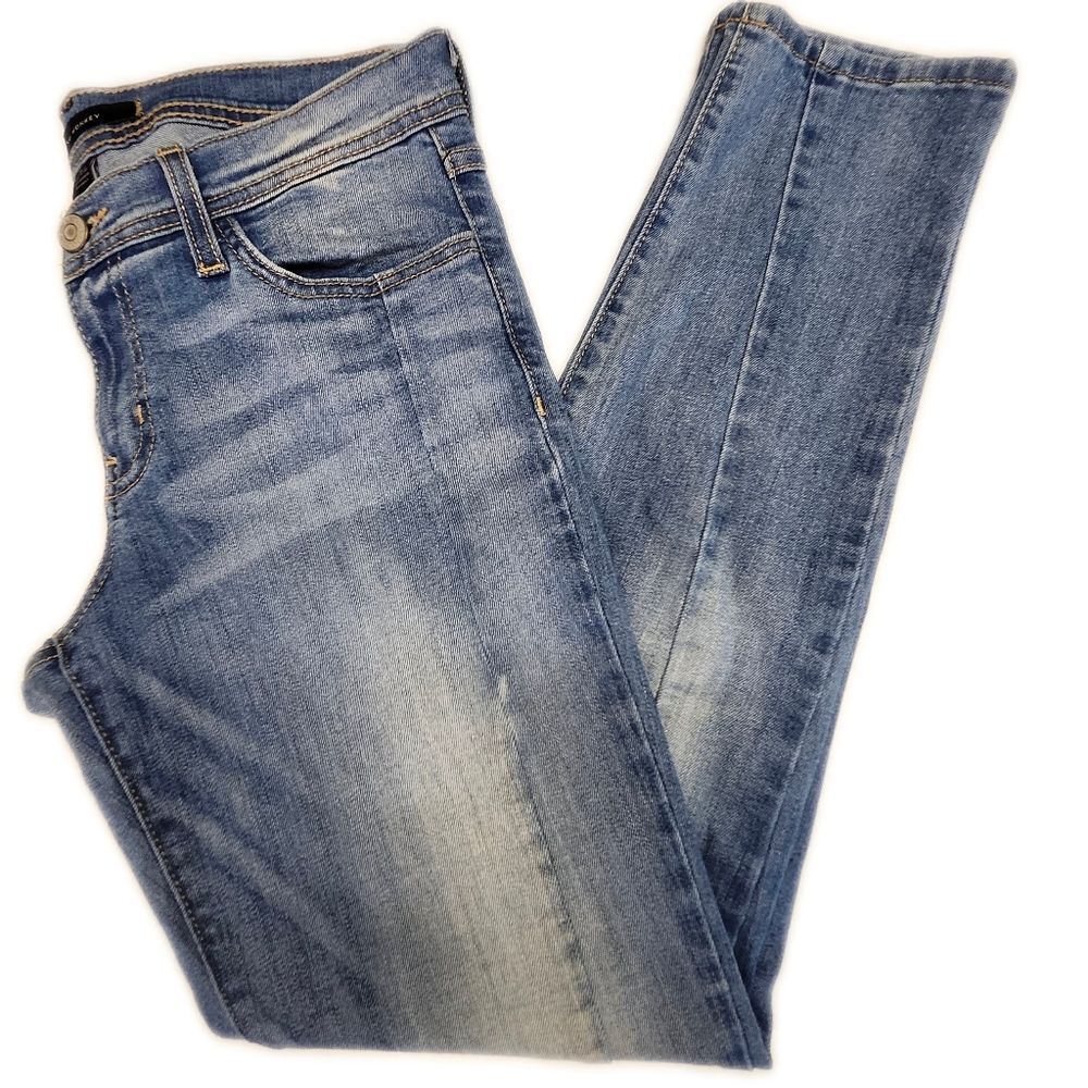 Flying Monkey Low Rise Ankle Skinny With Front Seams, Light Blue, 27